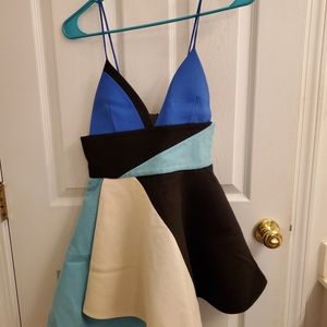 Fausto Puglisi Bikini Crepe Mini Dress